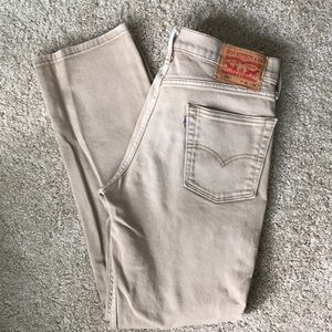 Men’s Levi’s Khaki Jeans 514 sz w31 l32